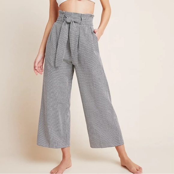 Mara Hoffman Swim Arianna Cropped Wide Leg Pants - Size M - Picture 1 of 7